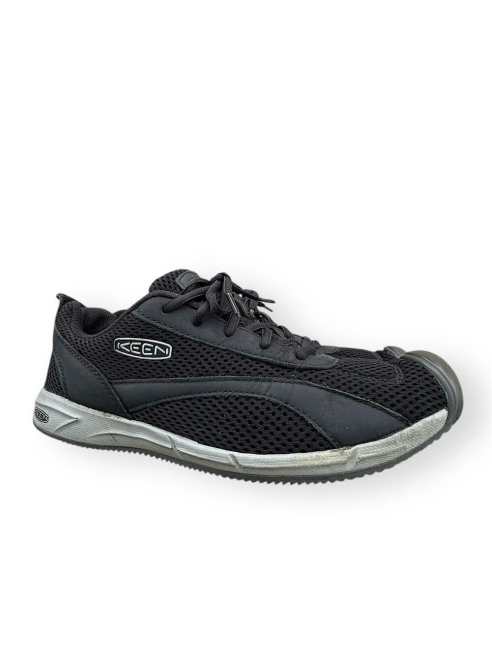 KEEN Auckland Lace Women's Black Mesh Sneakers Size 8.5 US Gorpcore